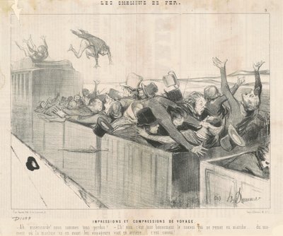 Rejsetryk og kompressioner af Honoré Daumier