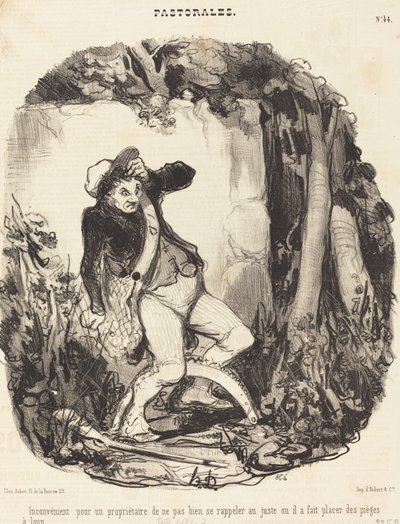 Ulempe for en ejer ikke at... af Honoré Daumier