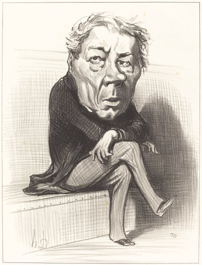 J. Marie Joseph Deville af Honoré Daumier