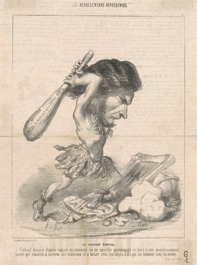 J. Martial Bineau (2. plade) af Honoré Daumier