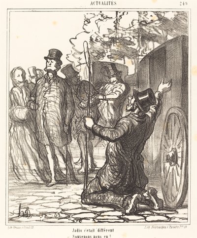 Det plejede at være anderledes af Honoré Daumier