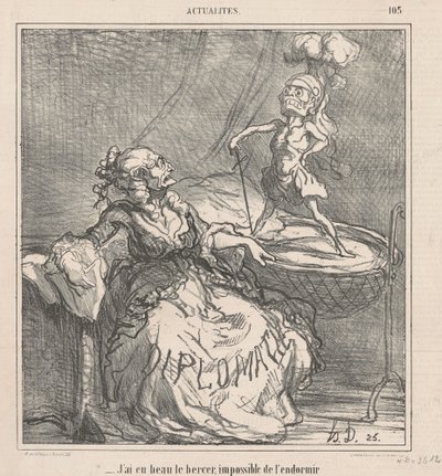 Jeg rystede ham... af Honoré Daumier