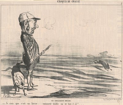 Jeg tror det er en hare... af Honoré Daumier