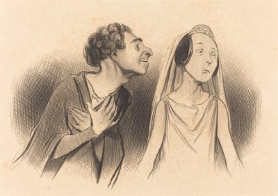 Jeg forlader mere forelsket end... nogensinde... af Honoré Daumier