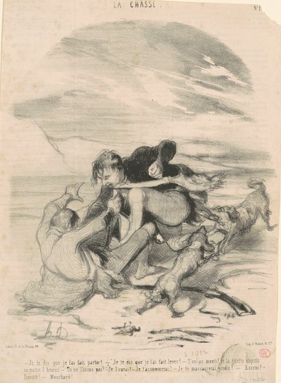 Jeg siger dig, at jeg fik det til at gå af Honoré Daumier