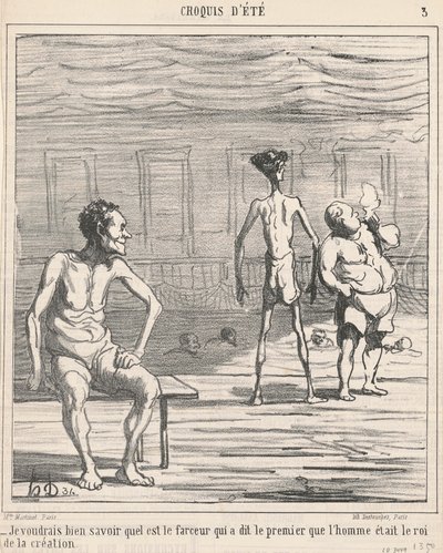 Jeg vil gerne vide hvad der er... af Honoré Daumier