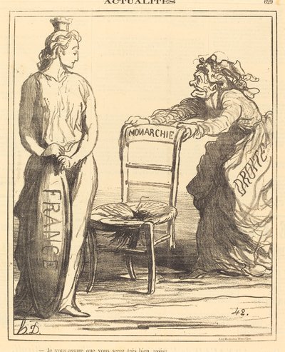 Jeg forsikrer dig om, at du vil blive siddende rigtig godt af Honoré Daumier