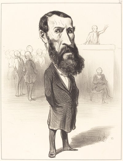 Jean Louis Greppo af Honoré Daumier