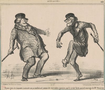 Unge fra halvtreds til tres år... af Honoré Daumier
