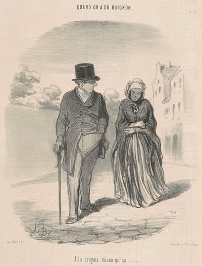 Jeg troede det var bedre end det... af Honoré Daumier