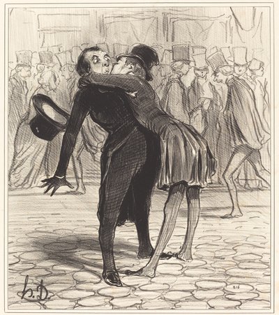 college ven af Honoré Daumier