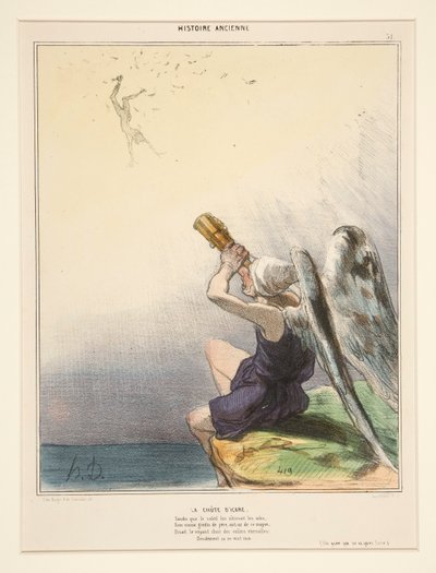 Faldet D af Honoré Daumier
