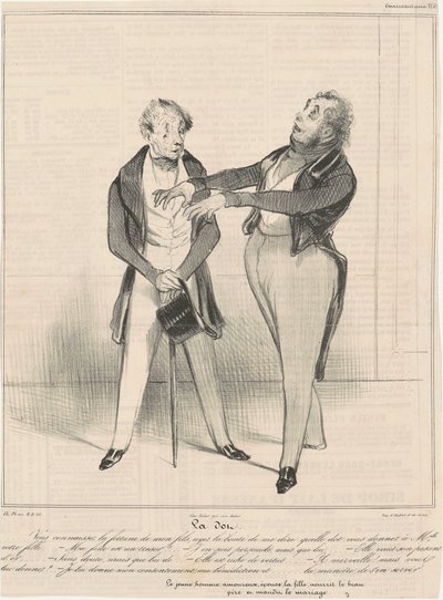 The Dot...du kender formuen... af Honoré Daumier