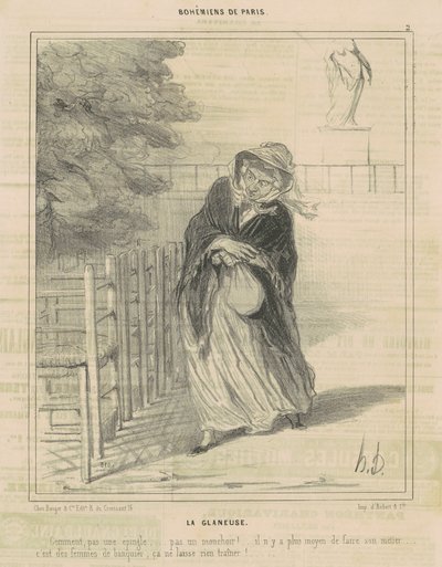 The Gleaner af Honoré Daumier