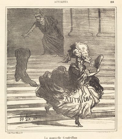 Den nye Askepot af Honoré Daumier