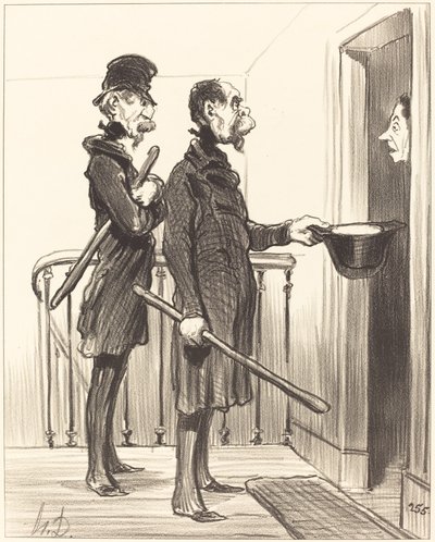 Napoleons abonnement af Honoré Daumier