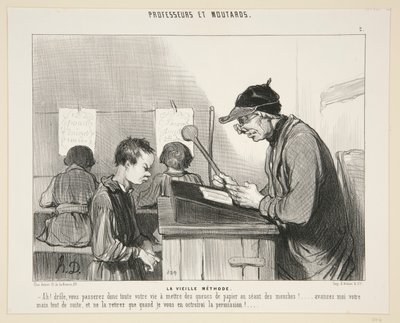 Den gamle M af Honoré Daumier