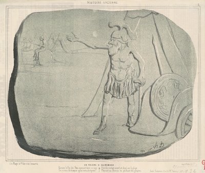 Agamemnons vrede af Honoré Daumier