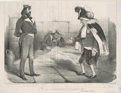Retten yder tjenester og ikke domme! af Honoré Daumier