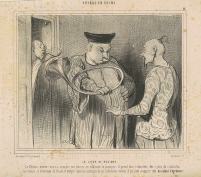 Musiktimen af Honoré Daumier