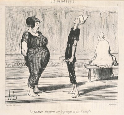 Tavlen demonstreret af forskriften... af Honoré Daumier