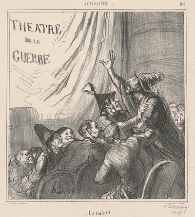 Internettet!!! af Honoré Daumier