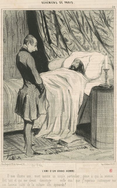 En stor mands ven af Honoré Daumier