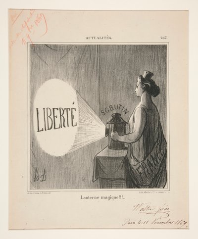 Magic Lantern!!!, #257 fra News af Honoré Daumier