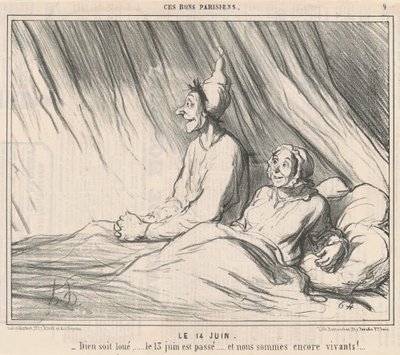 14. juni af Honoré Daumier
