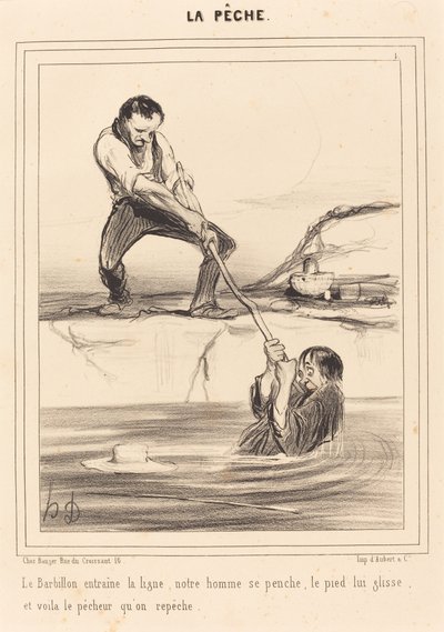 Barbillon involverer... af Honoré Daumier