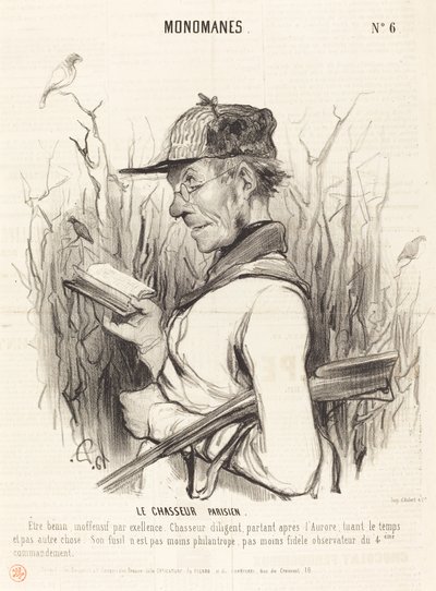 Den parisiske jæger af Honoré Daumier