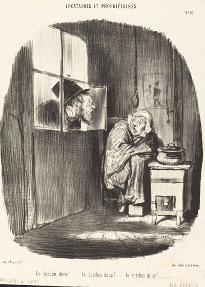 Så ledningen!... af Honoré Daumier