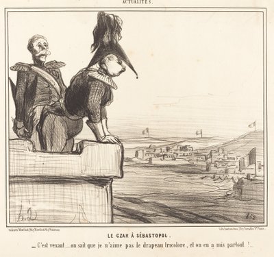 zaren i Sevastopol af Honoré Daumier