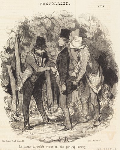 Faren ved... at besøge et websted, der er for vildt af Honoré Daumier
