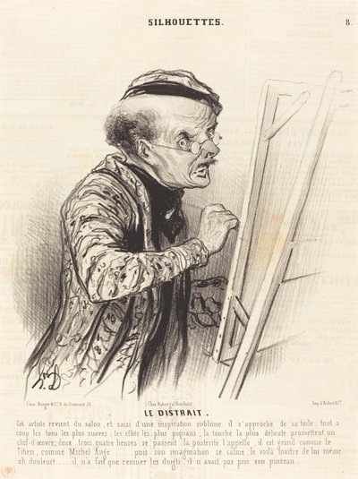 Den distraherede af Honoré Daumier