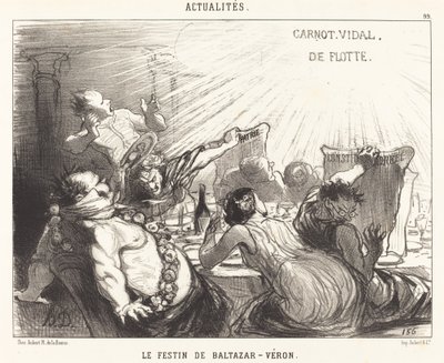 Festen for Baltazar-Véron af Honoré Daumier