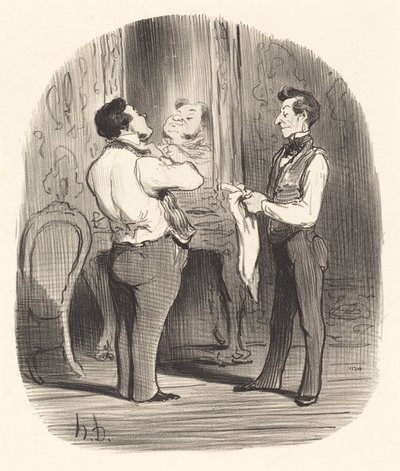 Dagen, hvor det kommer til at lave en erobring af Honoré Daumier
