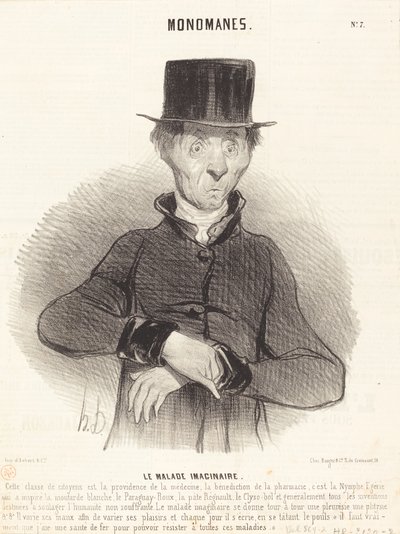 Indbildt syg af Honoré Daumier
