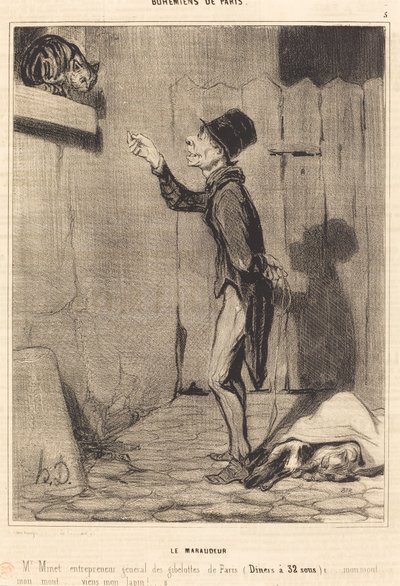 Marauderen af Honoré Daumier