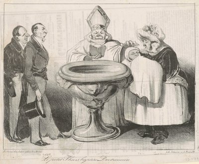 Le Petit Thiers, døbt doktrinær af Honoré Daumier