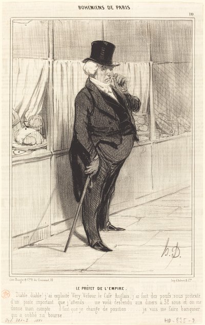 Imperiets præfekt af Honoré Daumier