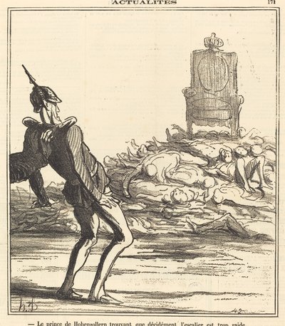 Le Prince de Hohenzollern... af Honoré Daumier