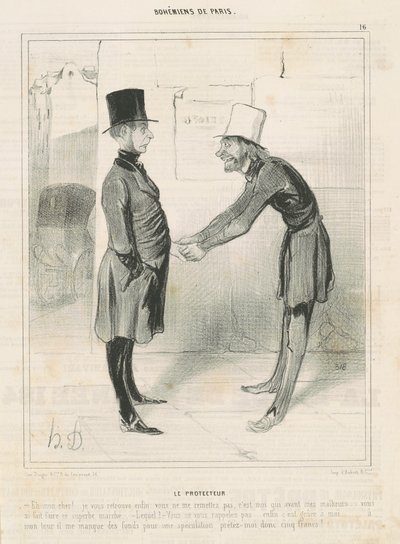 Beskytteren af Honoré Daumier