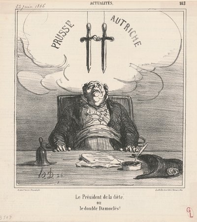 Diætets formand af Honoré Daumier