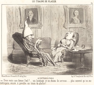 Tilbage til Paris af Honoré Daumier
