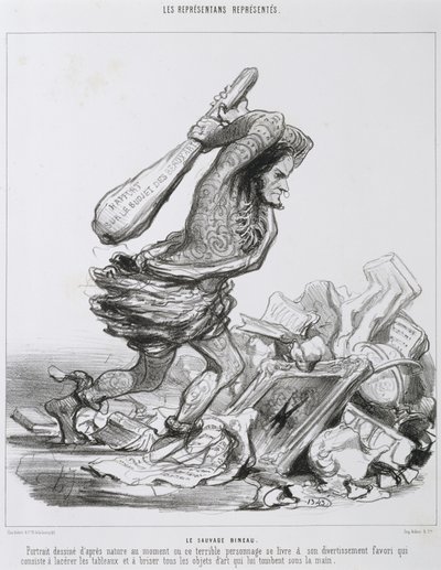 Den vilde Bineau af Honoré Daumier