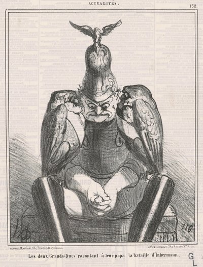 De to storhertuger fortæller ...Inkermann af Honoré Daumier