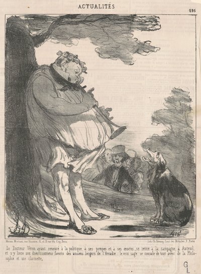 Doktor Véron ... i Auteuil ... af Honoré Daumier
