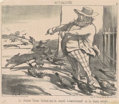 Doktor Véron slipper alle ænderne fri... af Honoré Daumier