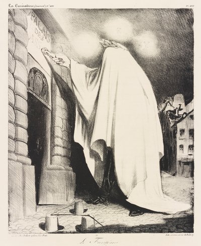 Le fant?me (The Phantom) af Honoré Daumier